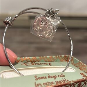 NWT Disney Silver Charm Bracelet